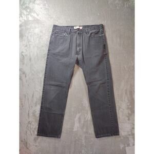 Vtg Levis 505 Mens 38x34 Gray Med Wash Straight Leg Y2K Retro Americana Casual